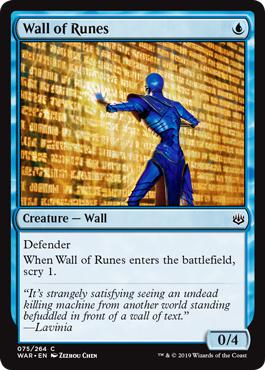 Wall of Runes - War of the Spark