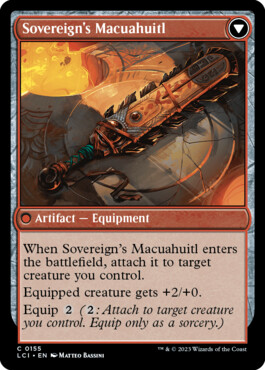Sovereign's Macuahuitl - The Lost Caverns of Ixalan