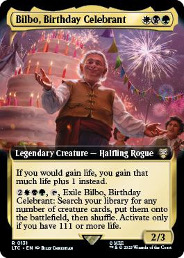 Bilbo, Birthday Celebrant - The Lord of the Rings: Tales of Middle Earth Commander