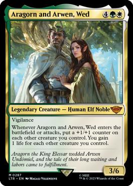 Aragorn and Arwen, Wed - The Lord of the Rings: Tales of Middle Earth
