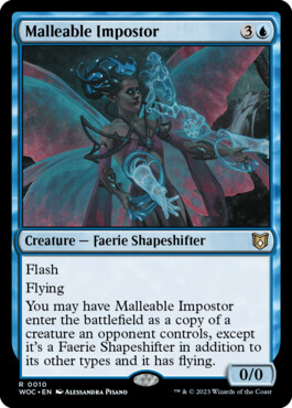 Malleable Impostor - Wilds of Eldraine Commander