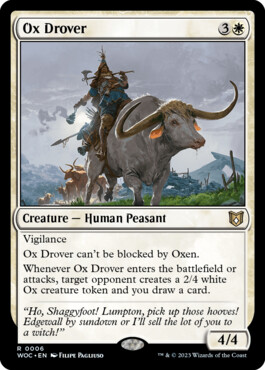 Ox Drover - Wilds of Eldraine Commander