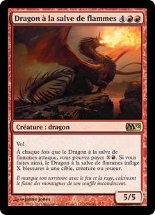 Dragon à la salve de flammes - Magic 2012