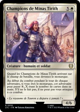 Champions de Minas Tirith - Le Seigneur des Anneaux : chroniques de la Terre du Milieu Commander