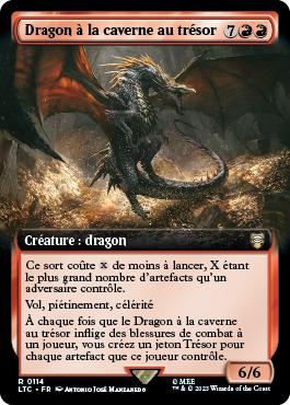 Dragon à la caverne au trésor - Le Seigneur des Anneaux : chroniques de la Terre du Milieu Commander