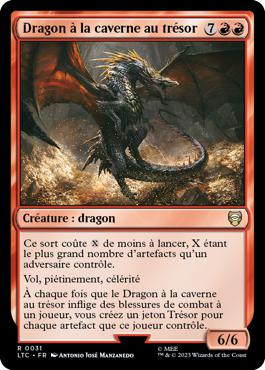 Dragon à la caverne au trésor - Le Seigneur des Anneaux : chroniques de la Terre du Milieu Commander