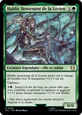 Haldir, lieutenant de la Lórien - Le Seigneur des Anneaux : chroniques de la Terre du Milieu Commander