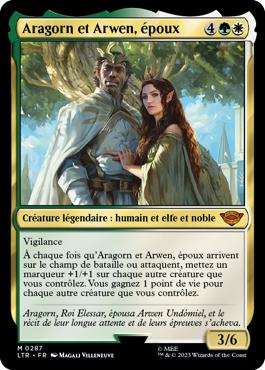 Aragorn et Arwen, époux - Le Seigneur des Anneaux : chroniques de la Terre du Milieu