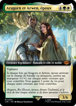 Aragorn et Arwen, époux - Le Seigneur des Anneaux : chroniques de la Terre du Milieu