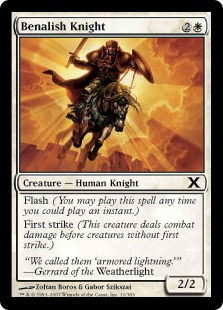 Benalish Knight - Tenth Edition