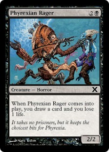 Phyrexian Rager - Tenth Edition