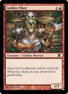 Goblin Piker - Tenth Edition