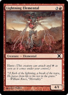 Lightning Elemental - Tenth Edition