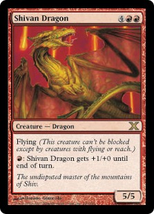 Shivan Dragon - Tenth Edition