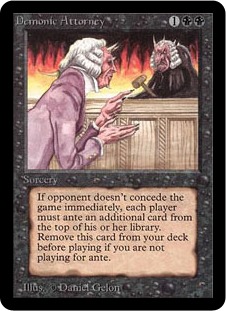 Demonic Attorney - Limited Edition Alpha