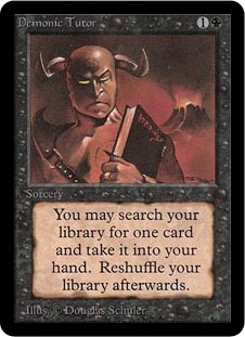 Demonic Tutor - Limited Edition Alpha