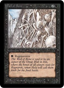 Wall of Bone - Limited Edition Alpha