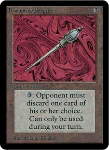 Disrupting Scepter - Limited Edition Alpha