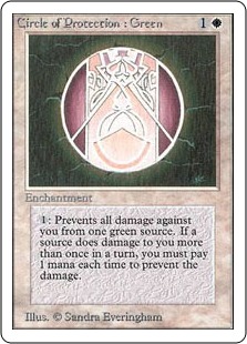 Circle of Protection: Green - Unlimited Edition