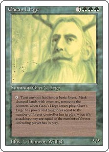 Gaea's Liege - Revised Edition