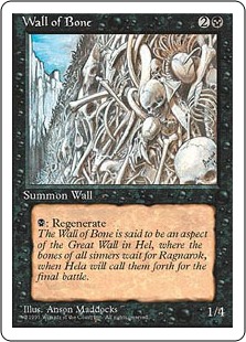 Wall of Bone - Fourth Edition