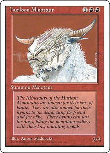 Hurloon Minotaur - Fourth Edition