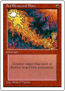 Red Elemental Blast - Fourth Edition