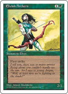 Elvish Archers - Fourth Edition