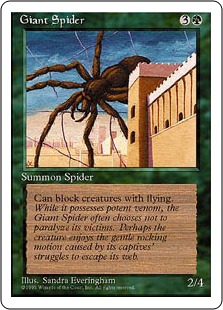 Giant Spider - Fourth Edition