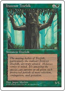 Ironroot Treefolk - Fourth Edition