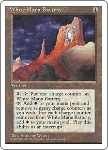 White Mana Battery - Fourth Edition