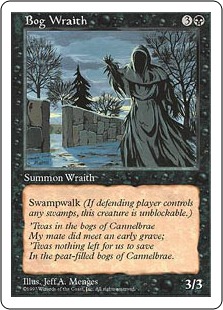 Bog Wraith - Fifth Edition