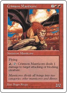 Crimson Manticore - Fifth Edition