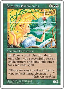 Verduran Enchantress - Fifth Edition