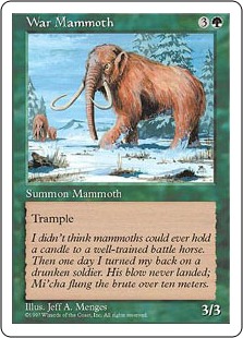 War Mammoth - Fifth Edition