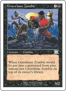 Gravebane Zombie - Classic Sixth Edition
