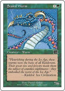 Scaled Wurm - Classic Sixth Edition