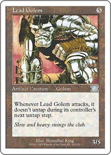 Lead Golem - Classic Sixth Edition