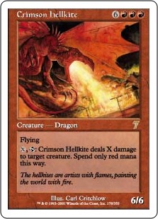 Crimson Hellkite - Seventh Edition