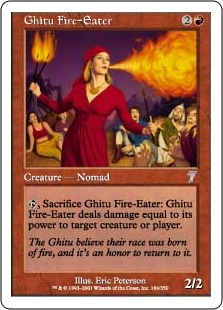 Ghitu Fire-Eater - Seventh Edition