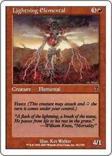 Lightning Elemental - Seventh Edition