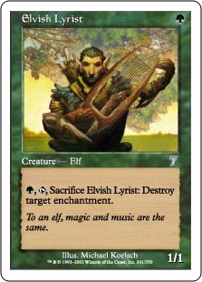 Elvish Lyrist - Seventh Edition