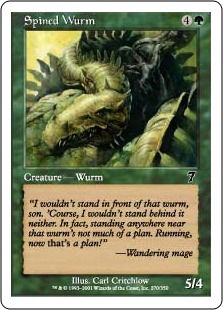 Spined Wurm - Seventh Edition