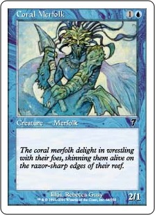 Coral Merfolk - Seventh Edition