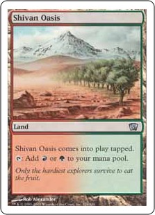 Shivan Oasis - Eighth Edition