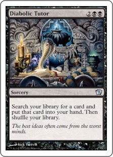 Diabolic Tutor - Ninth Edition