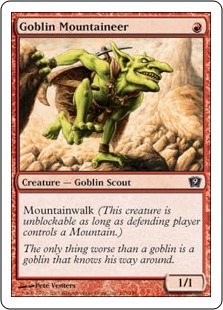 Goblin Mountaineer - Ninth Edition