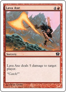 Lava Axe - Ninth Edition