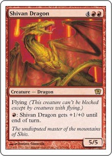 Shivan Dragon - Ninth Edition