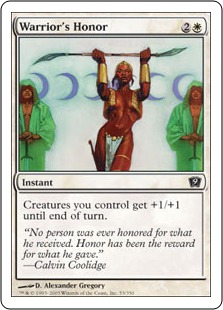 Warrior's Honor - Ninth Edition